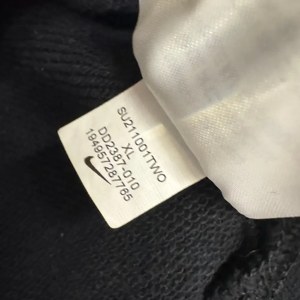 Nike Sweatshirt Girls XL Black Pullover‎ + Pockets Long Sleeve Athleisure